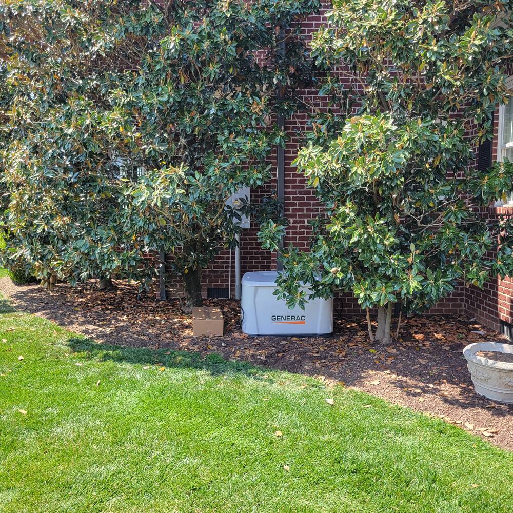 Home with a Generac standby generator system