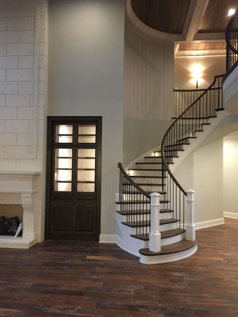Staircase lighting installation